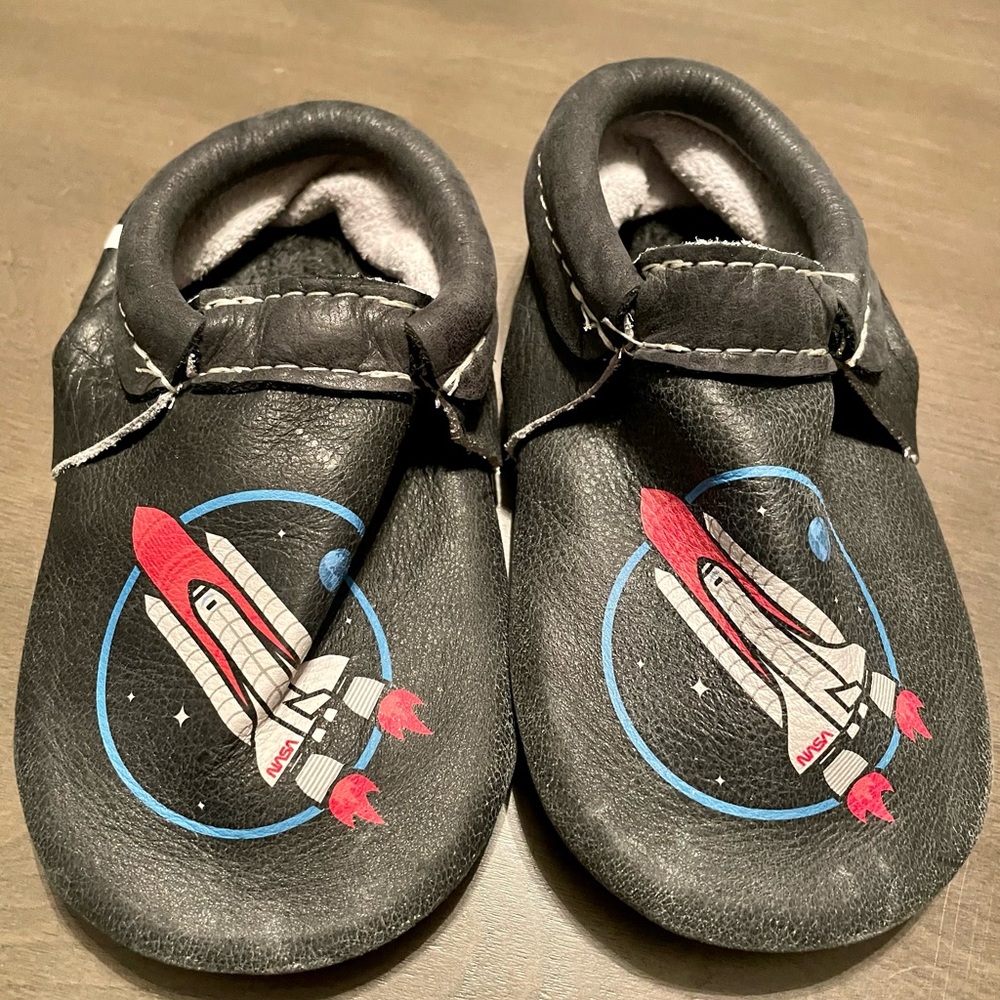 Freshly Picked “Up, Up, & Away!”  Mini Sole Moccasins